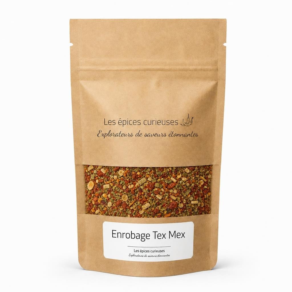 Enrobage Tex Mex – Packaging – Les Épices Curieuses Enrobage Tex Mex - Packaging - Les Épices Curieuses