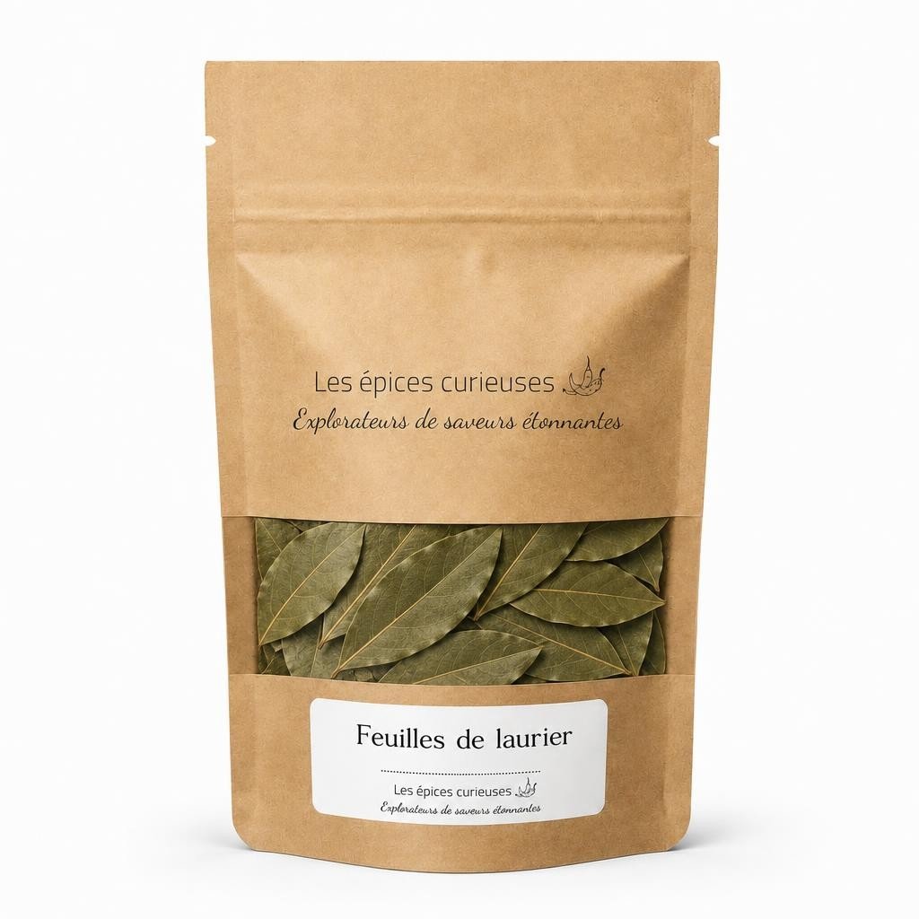 Feuilles de laurier – Packaging – Les Épices Curieuses Feuilles de laurier - Packaging - Les Épices Curieuses