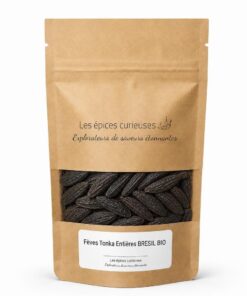 Fèves Tonka Entières BRESIL BIO - Packaging - Les Épices Curieuses