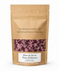 Fleur de Sel au Fleur d'Hibiscus - Packaging - Les Épices Curieuses