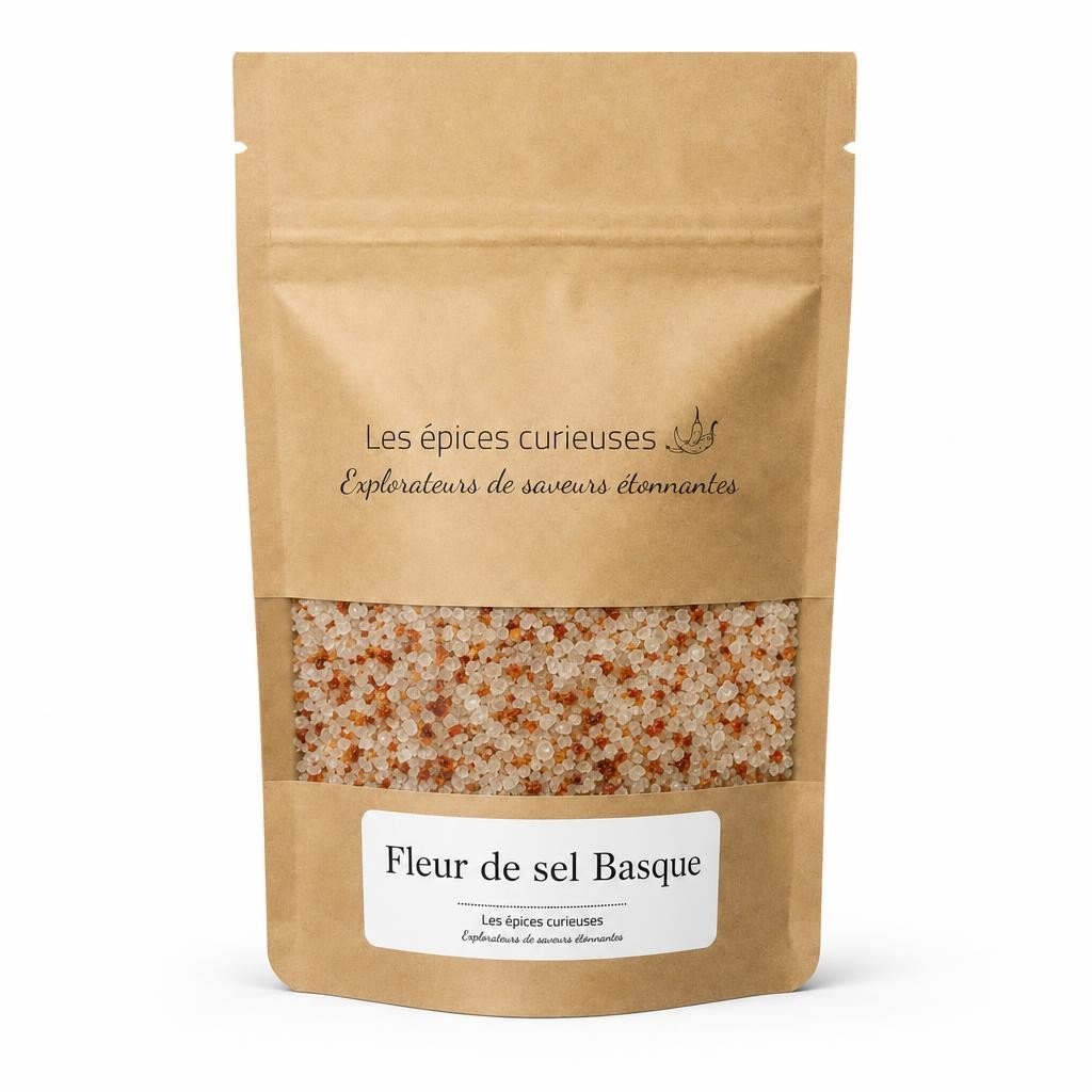 Fleur de sel Basque – Packaging – Les Épices Curieuses Fleur de sel Basque - Packaging - Les Épices Curieuses