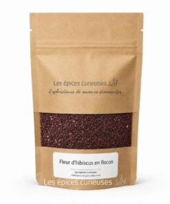 Fleur d'hibiscus en flocon - Packaging - Les Épices Curieuses