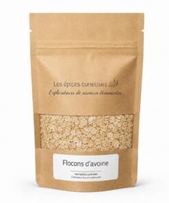Flocons d'avoine - Packaging - Les Épices Curieuses