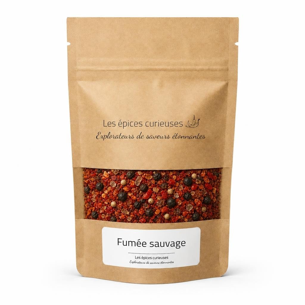 Fumée sauvage – Packaging – Les Épices Curieuses Fumée sauvage - Packaging - Les Épices Curieuses