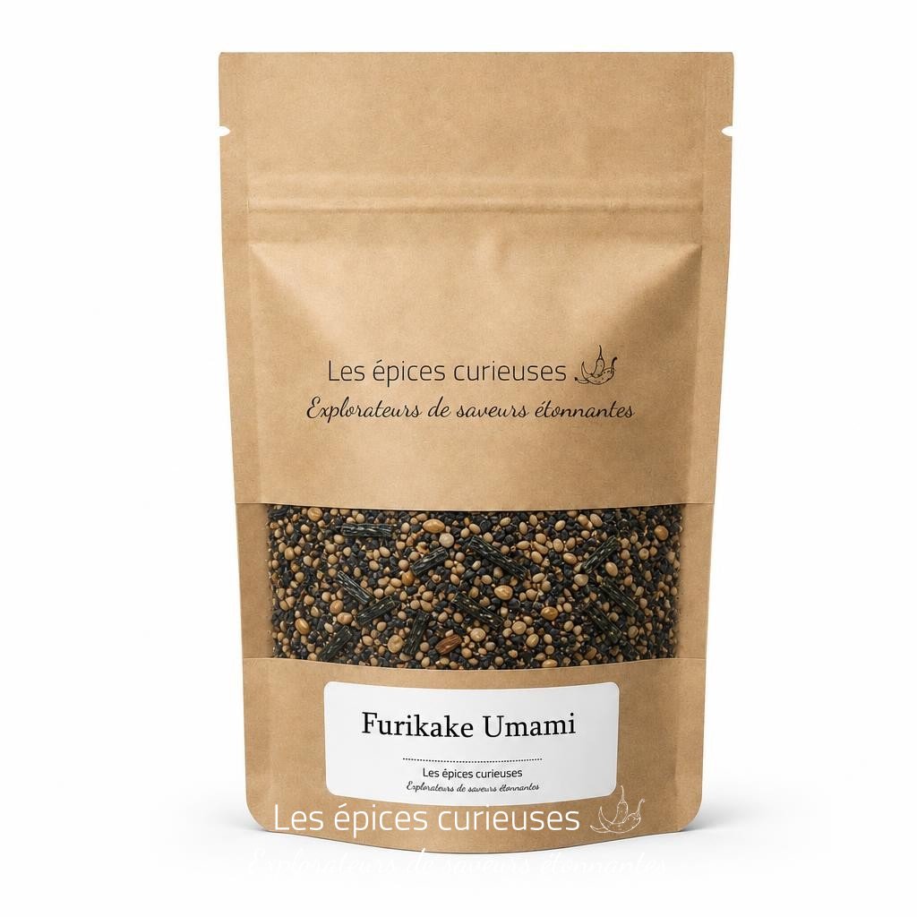 Furikake Umami – Packaging – Les Épices Curieuses Furikake Umami - Packaging - Les Épices Curieuses