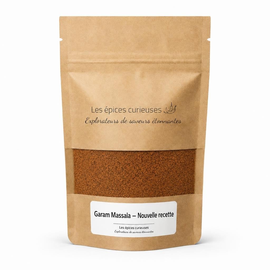 Garam Massala – Nouvelle recette – Packaging – Les Épices Curieuses Garam Massala – Nouvelle recette - Packaging - Les Épices Curieuses