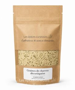 Graines de chanvre décortiquées - Packaging - Les Épices Curieuses
