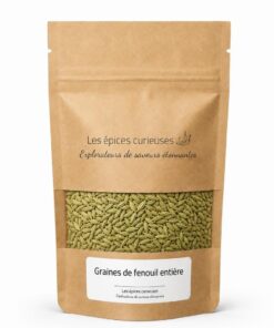 Graines de fenouil entière - Packaging - Les Épices Curieuses