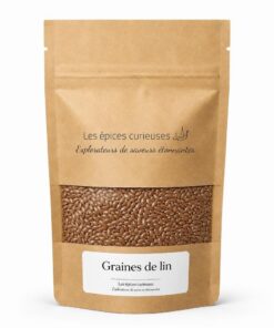 Graines de lin - Packaging - Les Épices Curieuses