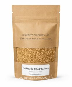 Graines de moutarde Jaune - Packaging - Les Épices Curieuses