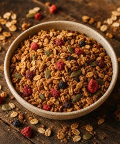 Granola aux fruits rouges - Les Épices Curieuses