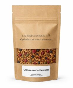 Granola aux fruits rouges - Packaging - Les Épices Curieuses