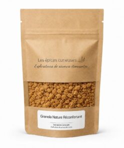 Granola Nature Réconfortant - Packaging - Les Épices Curieuses