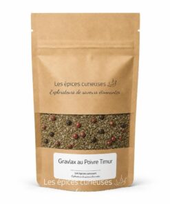 Gravlax au Poivre Timur - Packaging - Les Épices Curieuses