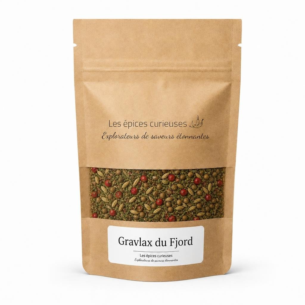 Gravlax du Fjord – Packaging – Les Épices Curieuses Gravlax du Fjord - Packaging - Les Épices Curieuses