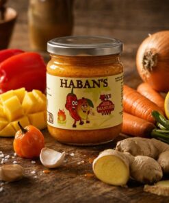 Haban's - Sauce saveur mangue - Pot de 200G - Les Épices Curieuses