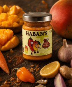 Haban's - Sauce saveur mangue - Pot de 90G - Les Épices Curieuses