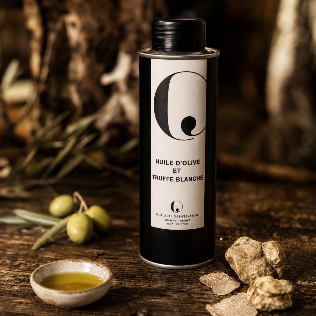 Huile d’olive à la Truffe Blanche – Les Épices Curieuses Huile d'olive à la Truffe Blanche - Les Épices Curieuses