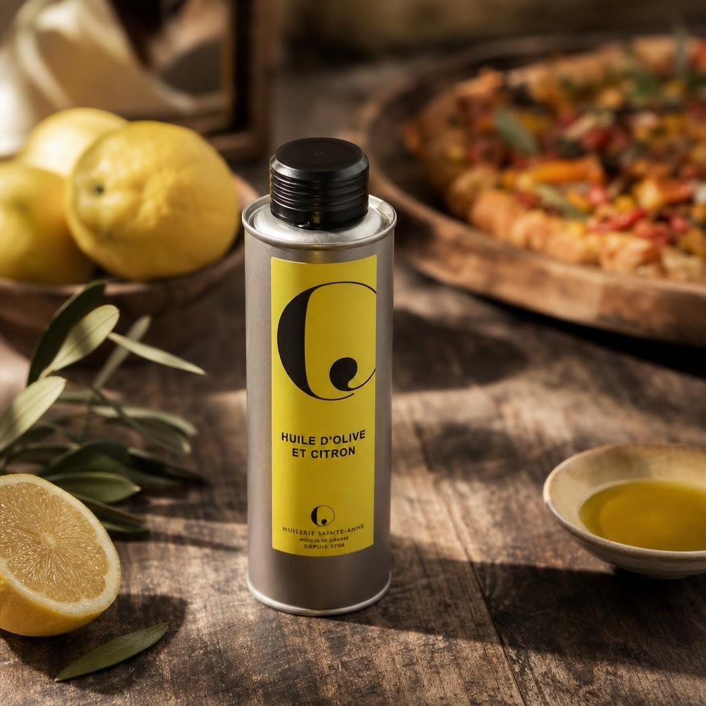 Huile d’olive au Citron 25cl – Les Épices Curieuses Huile d'olive au Citron 25cl - Les Épices Curieuses