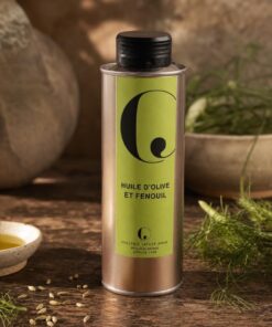 Huile d'olive et fenouil 25 cl - Les Épices Curieuses