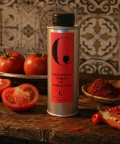 Huile d'olive tomate et paprika fumé 25 cl - Les Épices Curieuses