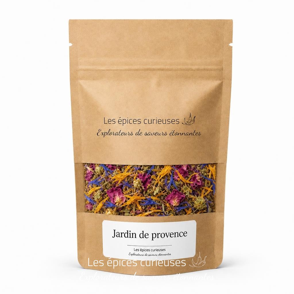 Jardin de provence – Packaging – Les Épices Curieuses Jardin de provence - Packaging - Les Épices Curieuses
