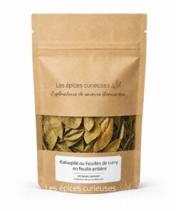 Kaloupilé ou Feuilles de curry en feuille entière - Packaging - Les Épices Curieuses