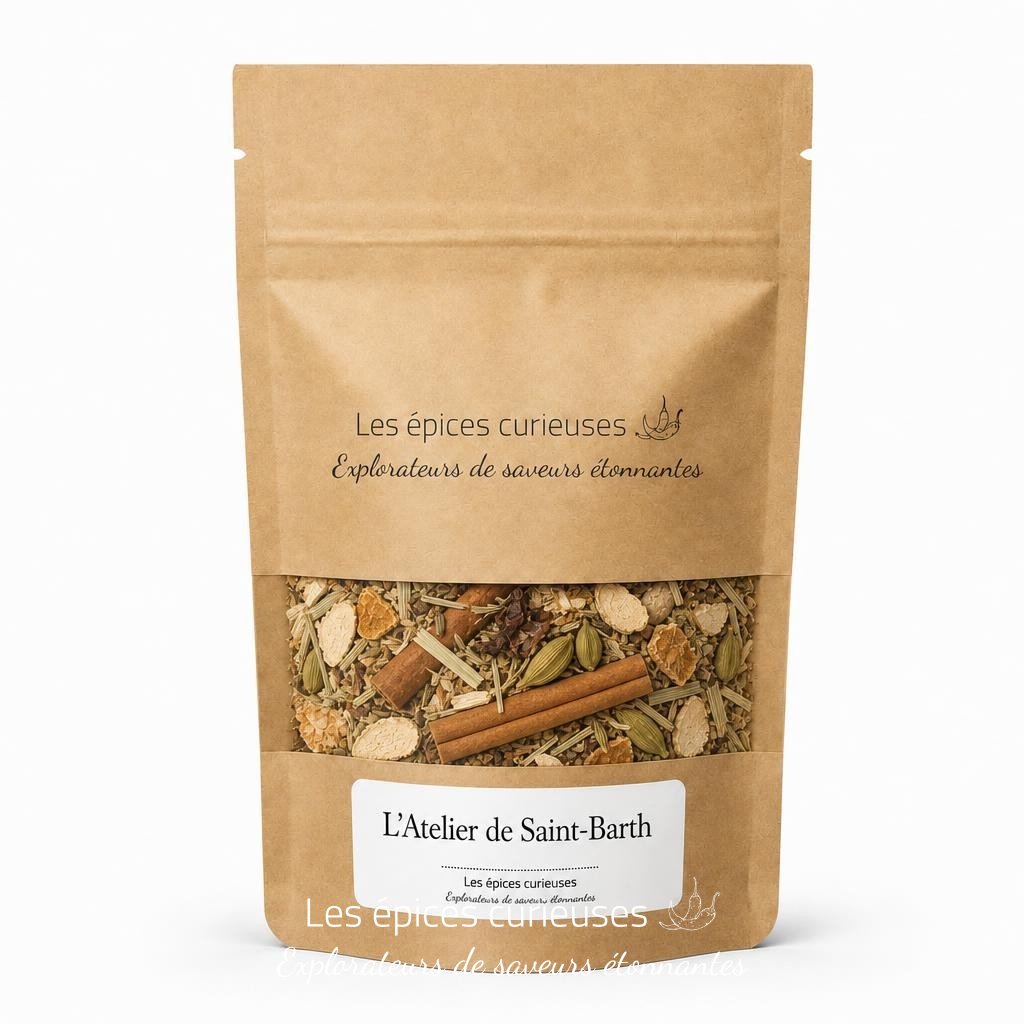 L’Atelier de Saint-Barth – Packaging – Les Épices Curieuses L’Atelier de Saint-Barth - Packaging - Les Épices Curieuses