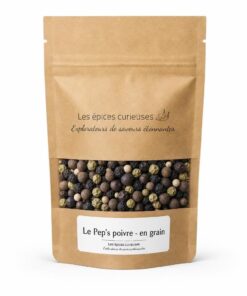 Le Pep's poivre - en grain - Packaging - Les Épices Curieuses