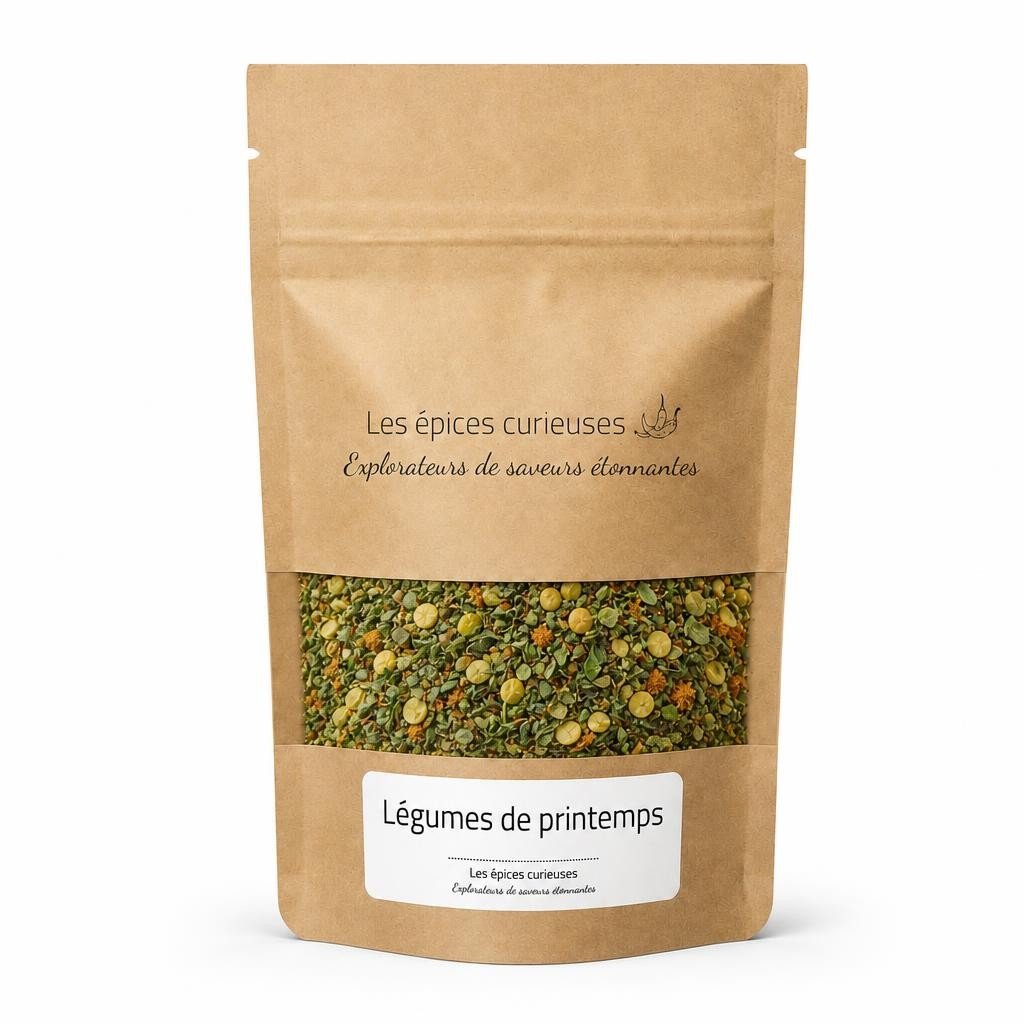 Légumes de printemps – Packaging – Les Épices Curieuses Légumes de printemps - Packaging - Les Épices Curieuses