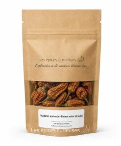 Madame Jeannette - Piment entier et séché - Packaging - Les Épices Curieuses