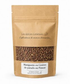 Maniguette ou Graines de paradis ou Piment - Packaging - Les Épices Curieuses