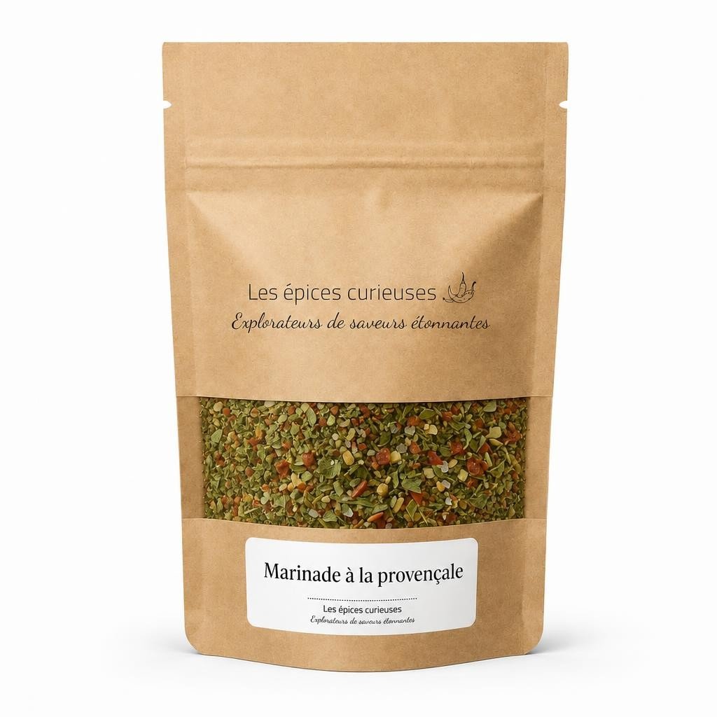 Marinade à la provençale – Packaging – Les Épices Curieuses Marinade à la provençale - Packaging - Les Épices Curieuses