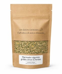 Marinade Légumes grillés citron & herbes - Packaging - Les Épices Curieuses