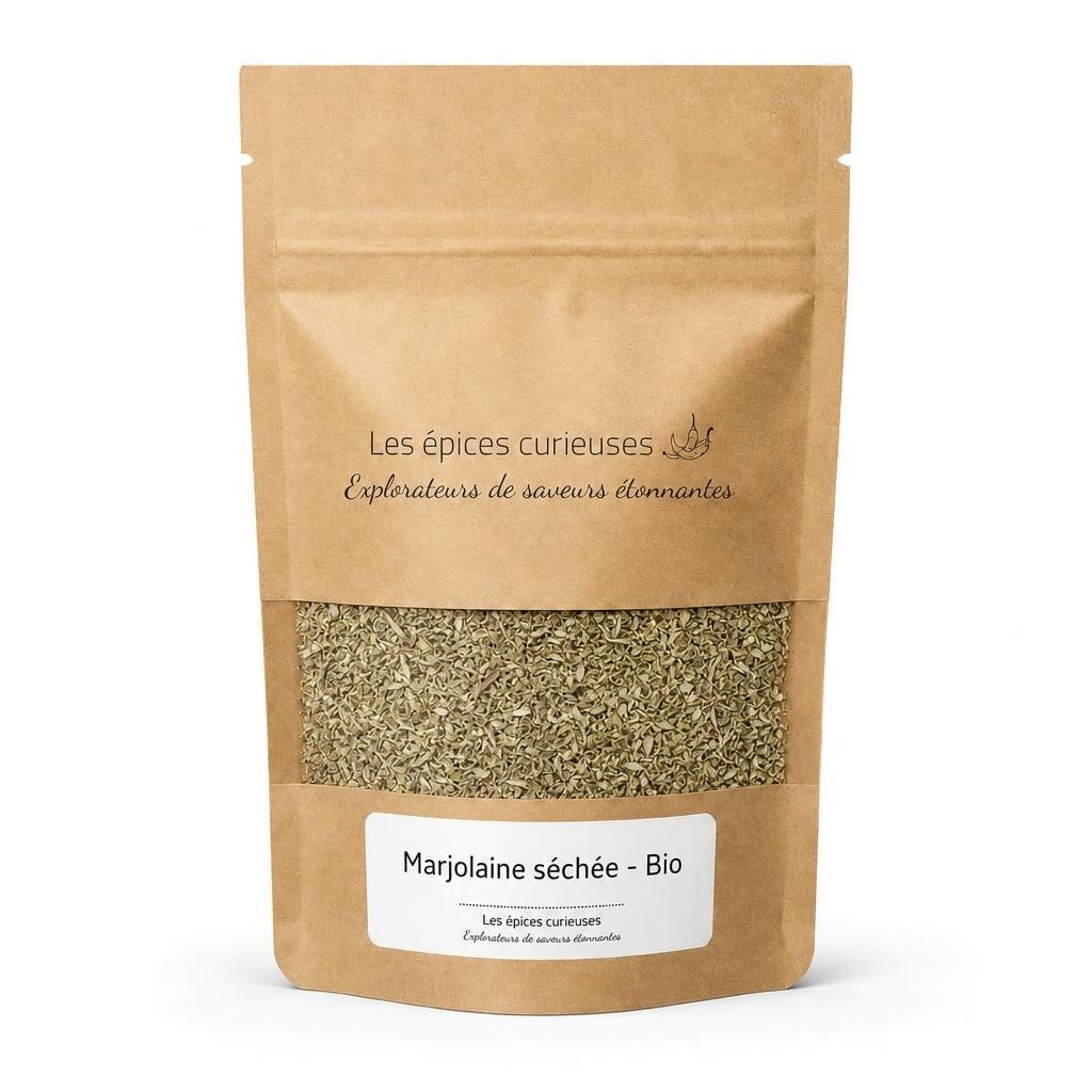 Marjolaine séchée – Bio – Packaging – Les Épices Curieuses Marjolaine séchée - Bio - Packaging - Les Épices Curieuses