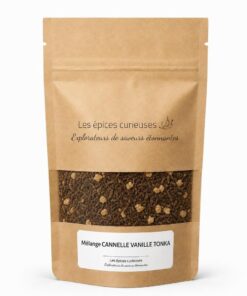 Mélange CANNELLE VANILLE TONKA - Packaging - Les Épices Curieuses