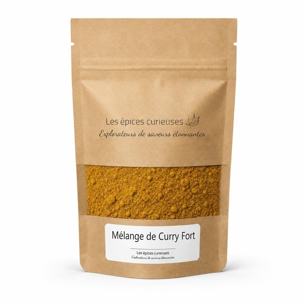 Mélange de Curry Fort – Packaging – Les Épices Curieuses Mélange de Curry Fort - Packaging - Les Épices Curieuses