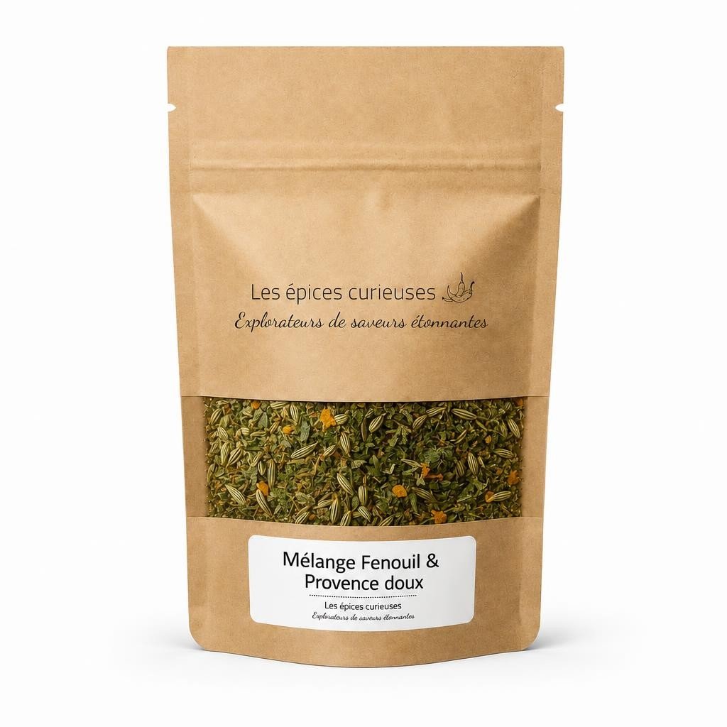 Mélange Fenouil & Provence doux – Packaging – Les Épices Curieuses Mélange Fenouil & Provence doux - Packaging - Les Épices Curieuses
