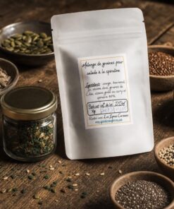 Mélange Spiruline et Graines pour Salades - Les Épices Curieuses