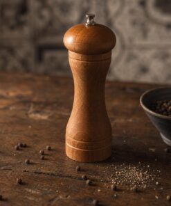 Moulin à poivre en bois 13 cm - Les Épices Curieuses