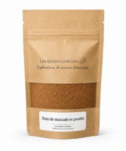 Noix de muscade en poudre - Packaging - Les Épices Curieuses