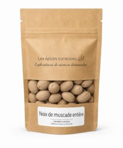 Noix de muscade entière - Packaging - Les Épices Curieuses