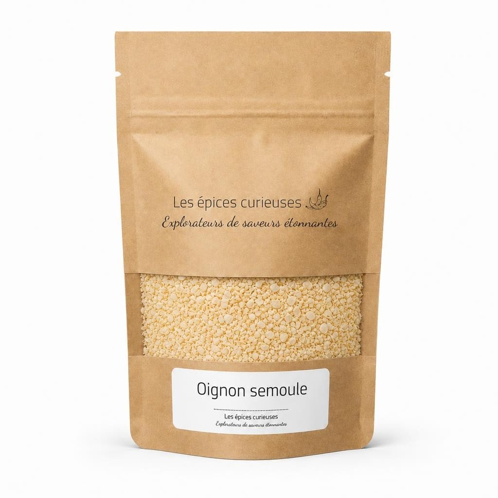 Oignon semoule – Packaging – Les Épices Curieuses Oignon semoule - Packaging - Les Épices Curieuses