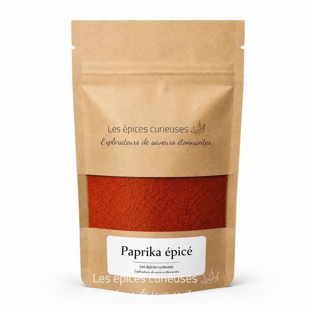 Paprika épicé – Packaging – Les Épices Curieuses Paprika épicé - Packaging - Les Épices Curieuses