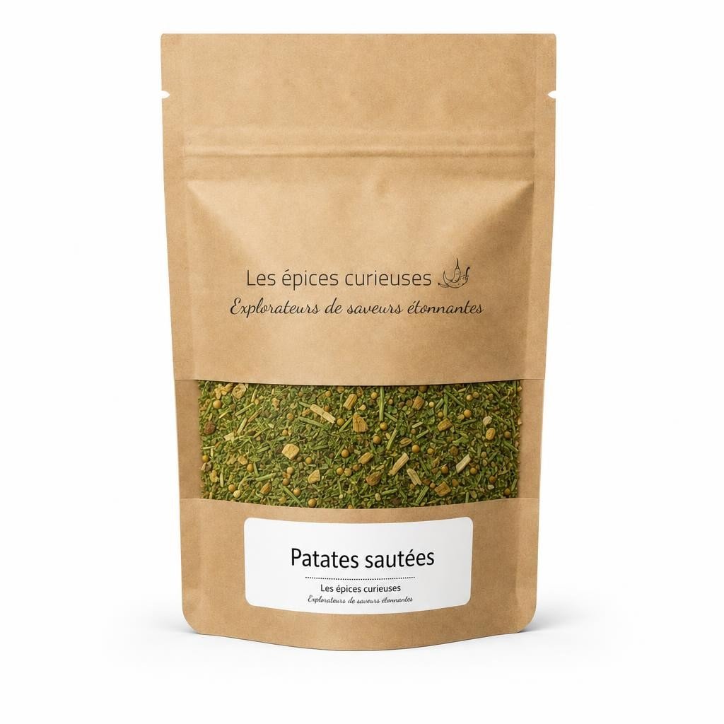 Patates sautées – Packaging – Les Épices Curieuses Patates sautées - Packaging - Les Épices Curieuses