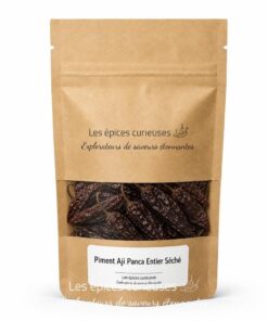 Piment Aji Panca Entier Séché - Packaging - Les Épices Curieuses