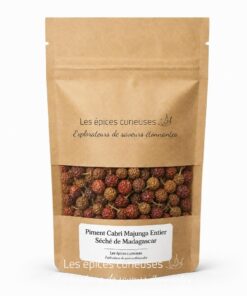 Piment Cabri Majunga Entier Séché de Madagascar - Packaging - Les Épices Curieuses