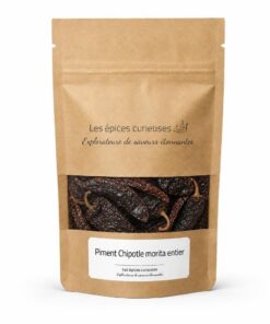 Piment Chipotle morita entier - Packaging - Les Épices Curieuses