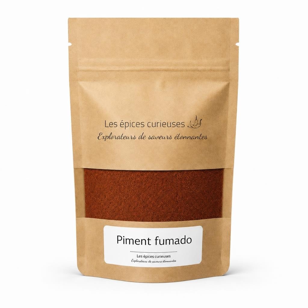 Piment fumado – Packaging – Les Épices Curieuses Piment fumado - Packaging - Les Épices Curieuses