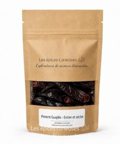 Piment Guajillo - Entier et séché - Packaging - Les Épices Curieuses